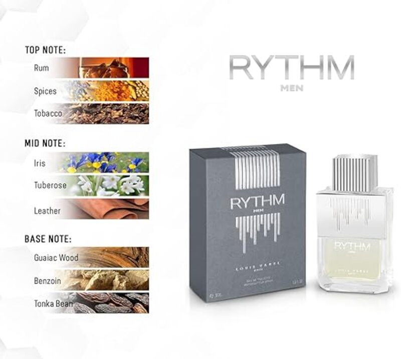 Louis Varel Rythm for Men EDT 95ml